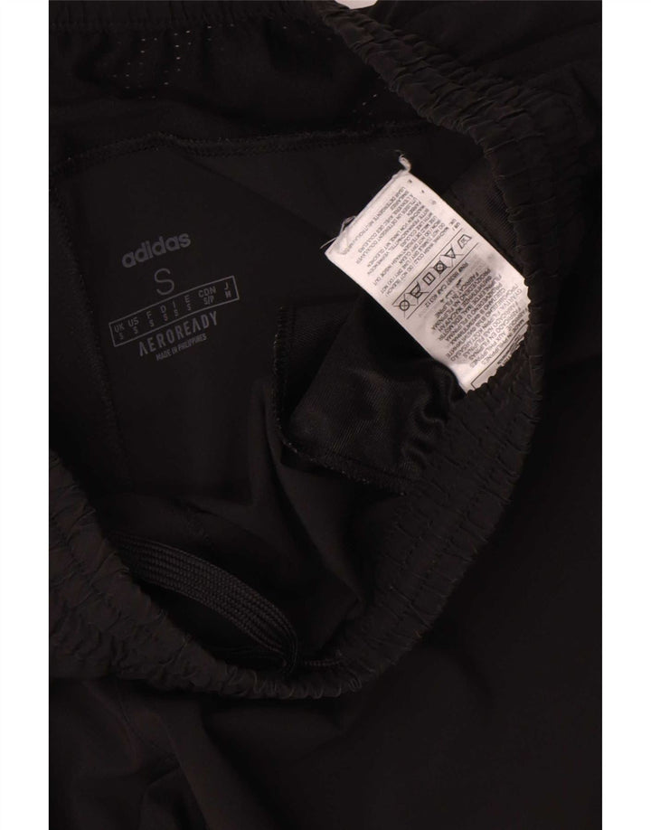 Male crne sportske kratke hlače Adidas Aeroready od poliestera