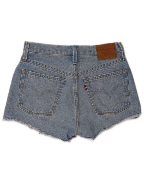 Levi's Womens 501 Distressed Denim Shorts W26 Small Blue Cotton