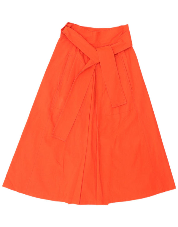 VINTAGE ženska suknja A-kroja visokog struka IT 42 srednje W28 crvena