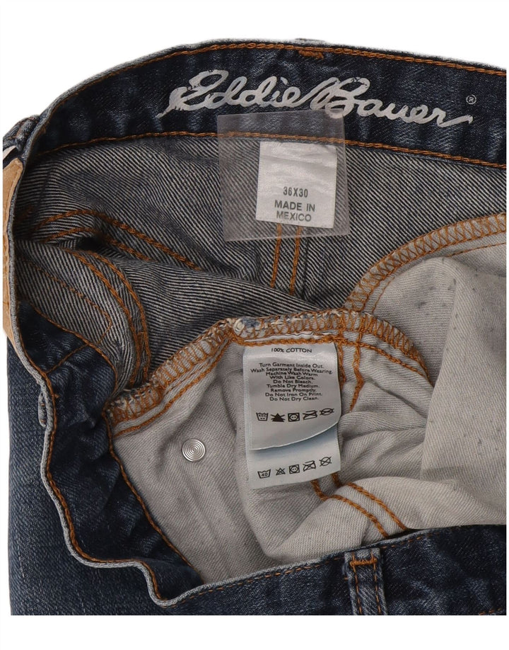 Eddie Bauer muške ravne traperice W36 L30 plavi pamuk