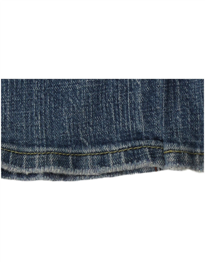Levi's ženske 524 super niske lepršave traperice US 9 srednje W30 L31 plavi pamuk