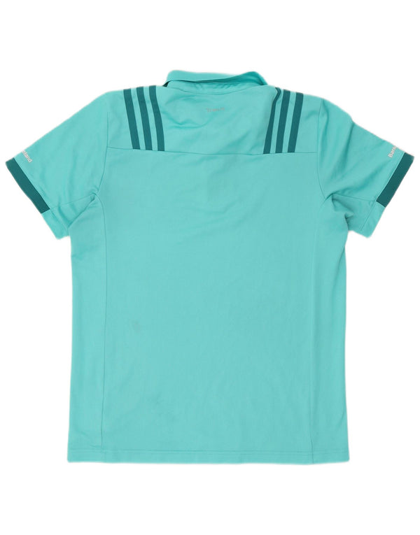 Adidas Munster Rugby Graphic polo majica velika plava poliesterska