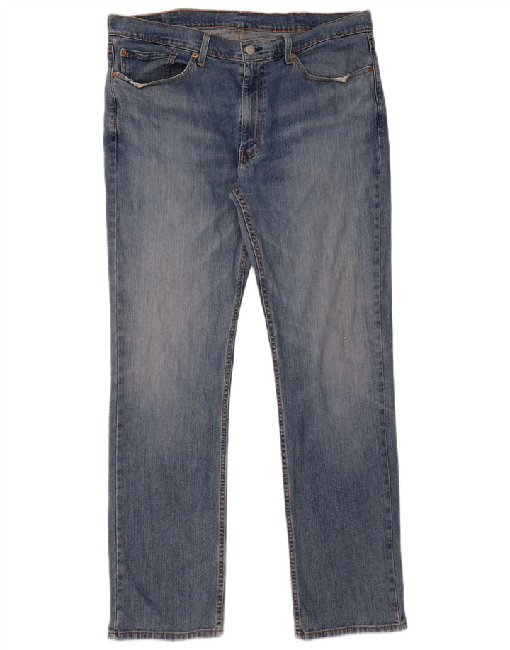 LEVI'S muške 514 ravne traperice W38 L34 plavi pamuk