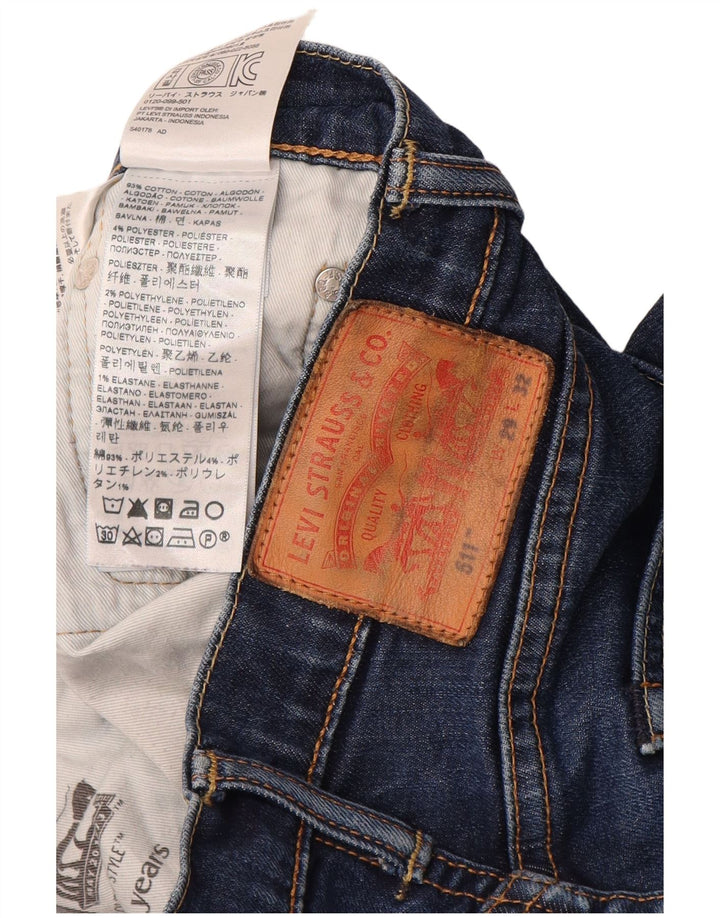 Levi's muške 511 uske traperice W29 L32 tamnoplavi pamuk