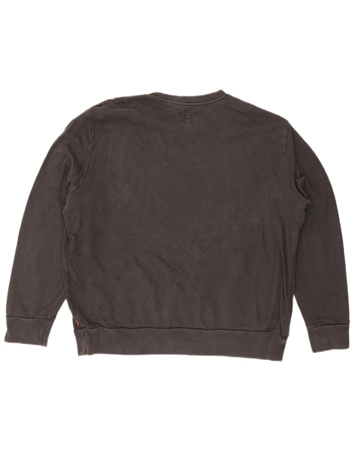 Levi's muški džemper s grafičkim motivima 2XL crni pamuk