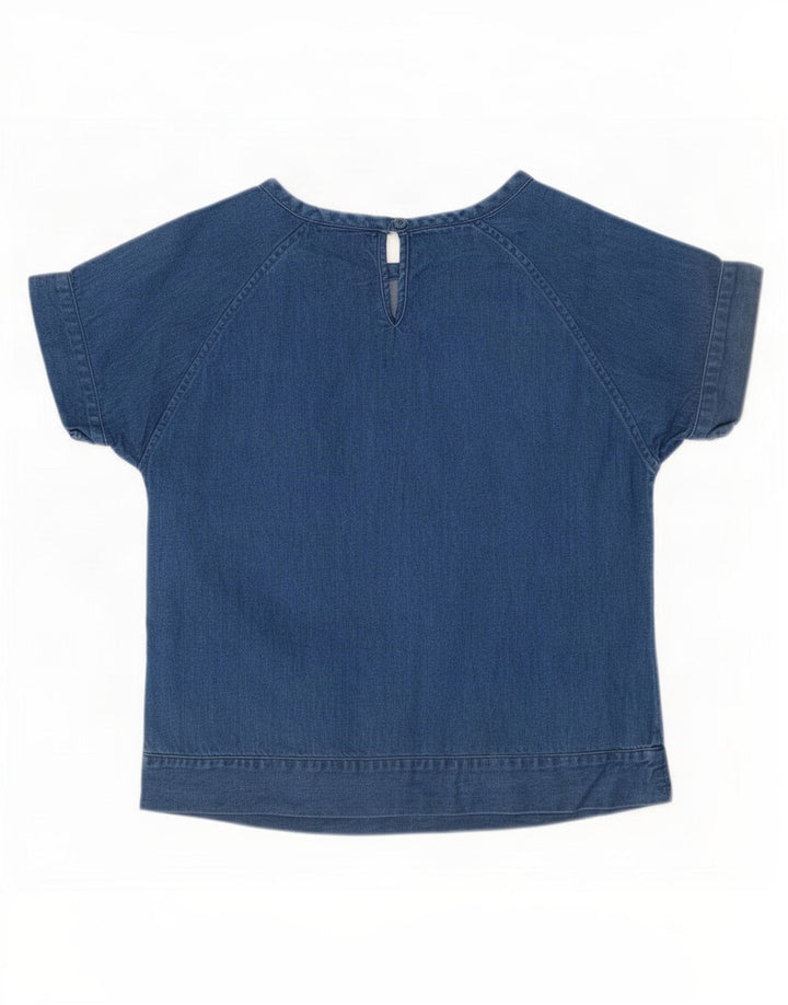 Top ženske traper bluze Marks & Spencer UK 12 Srednje plavi pamuk