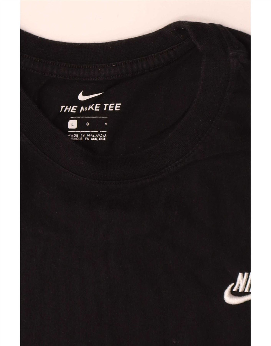 Nike Muška majica kratkih rukava Velika crna pamučna majica