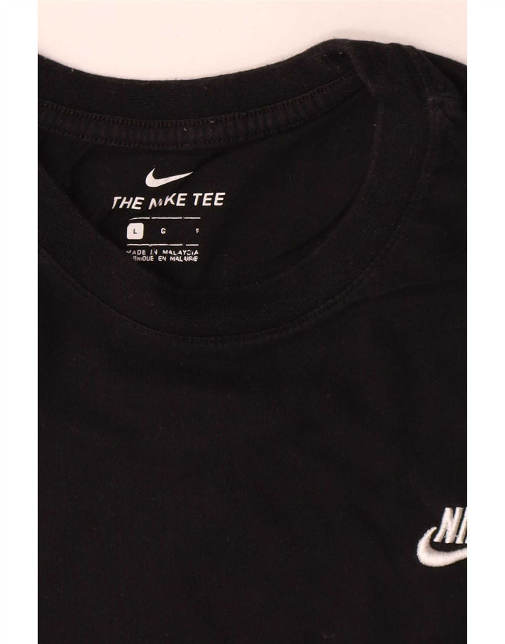 Nike Muška majica kratkih rukava Velika crna pamučna majica
