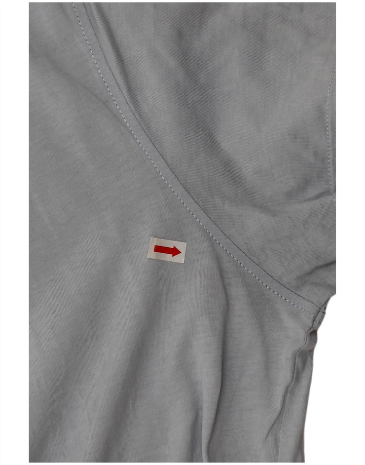 Velika plava pamučna muška majica kratkih rukava Tommy Hilfiger