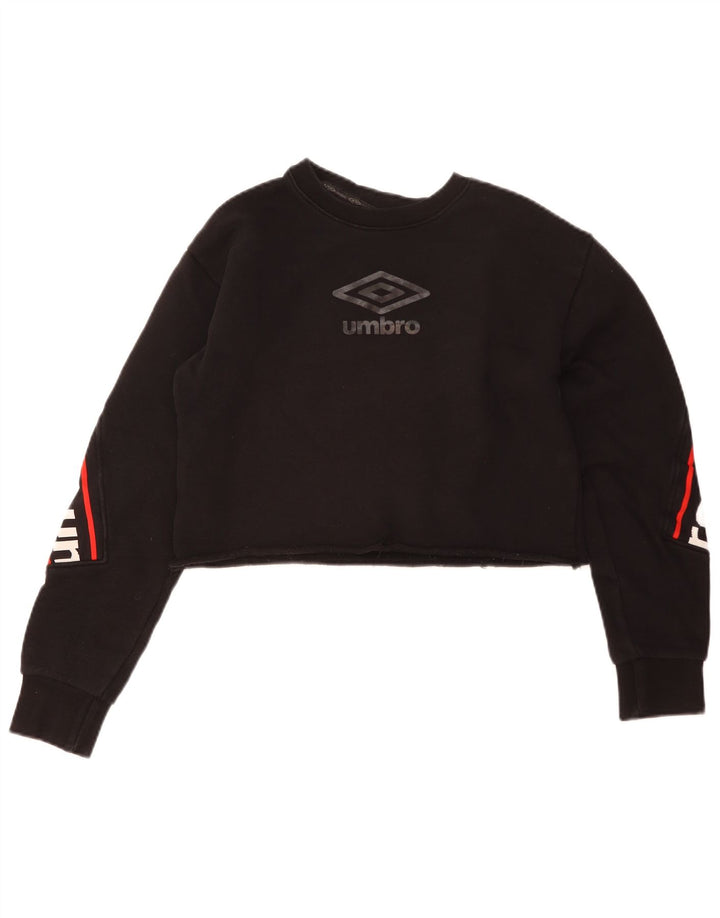 Umbro Ženska kratkotrajna majica s grafičkim motivima UK 14 srednje crna