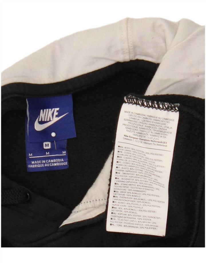 Nike muška majica s kapuljačom srednje veličine, crni pamuk