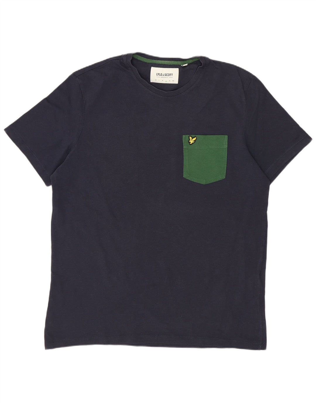 Lyle & Scott muška majica kratkih rukava velika mornarskoplava pamuk