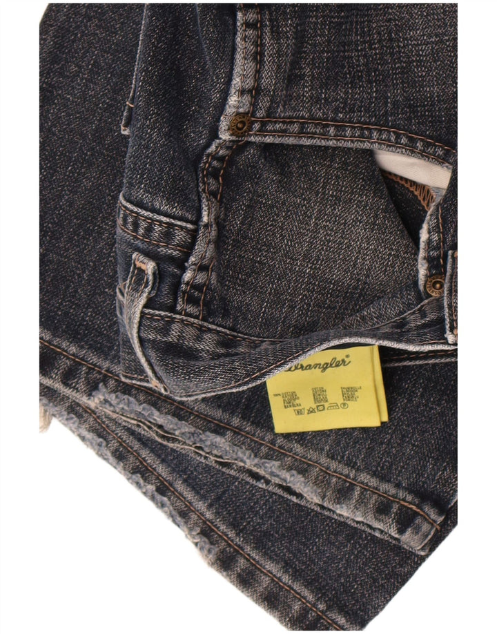 Muške traperice Wrangler Bootcut W34 L30 tamnoplavi pamuk