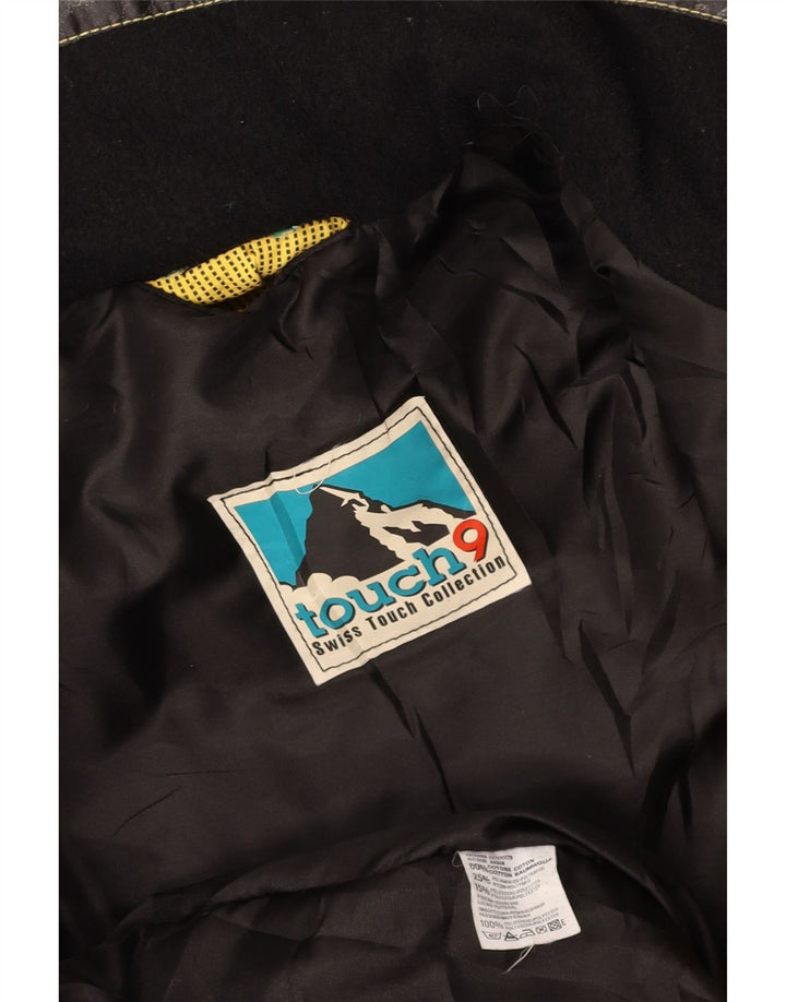 VINTAGE ženska jakna vjetrovka UK 14 Pamuk srednje žute boje