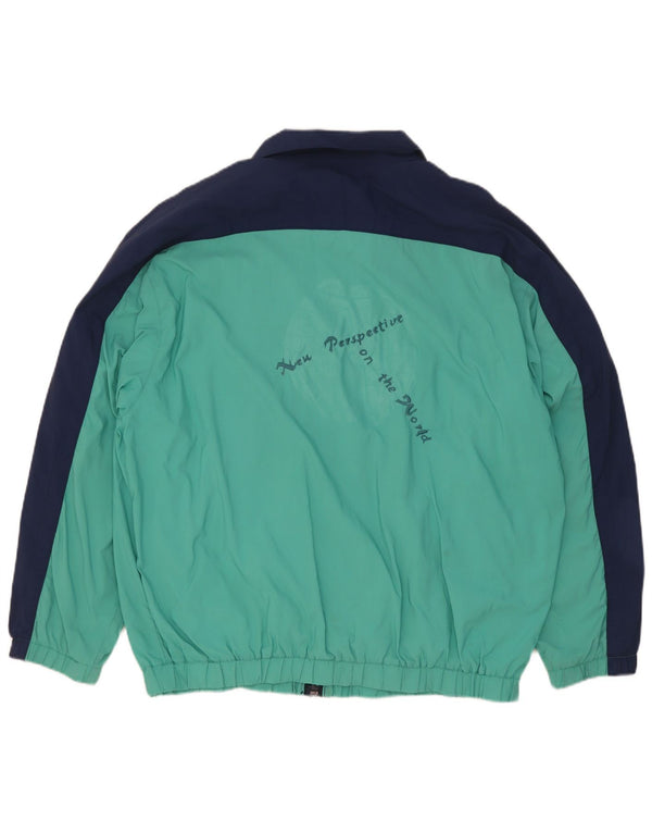 Ellesse ženska gornja jakna za tenisku trenirku IT 46 velika tirkizna retro boja