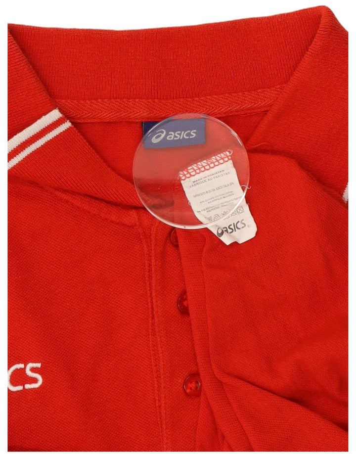 Asics muška polo majica 3XL crveni pamuk