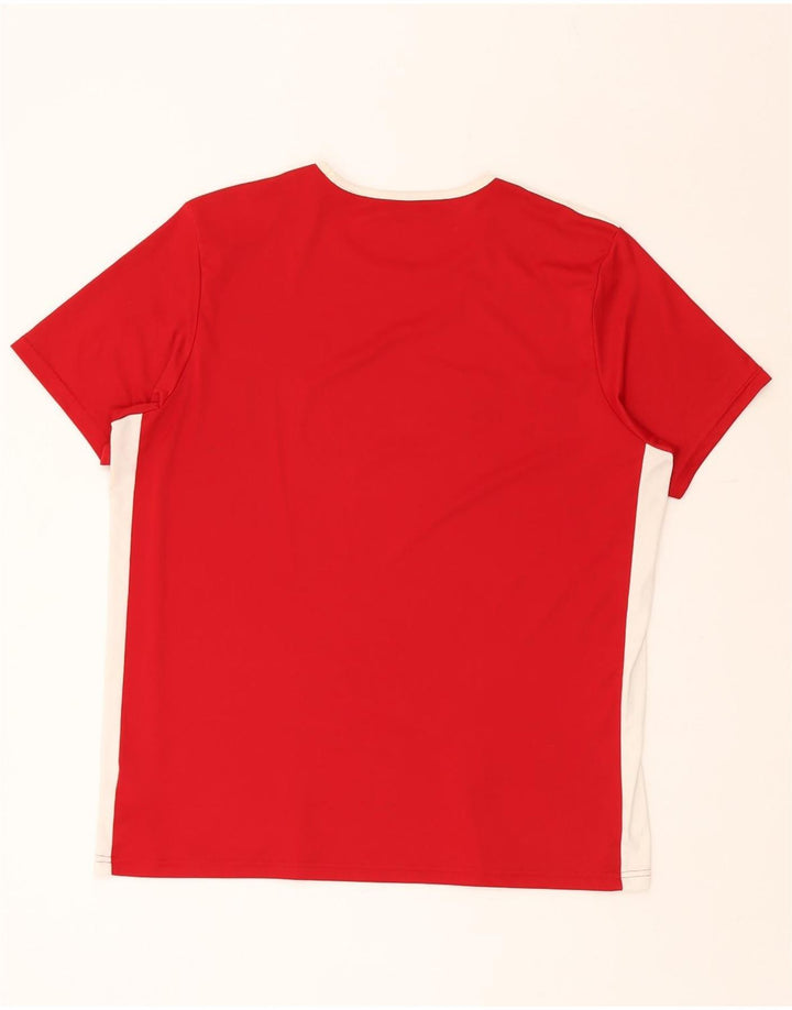 ADIDAS Muška majica Climalite Top XL Red Colourblock Poliester