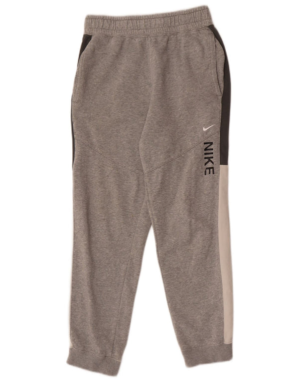 Nike Boys Trenirka Hlače Joggers 12-13 Years Large Grey Colourblock