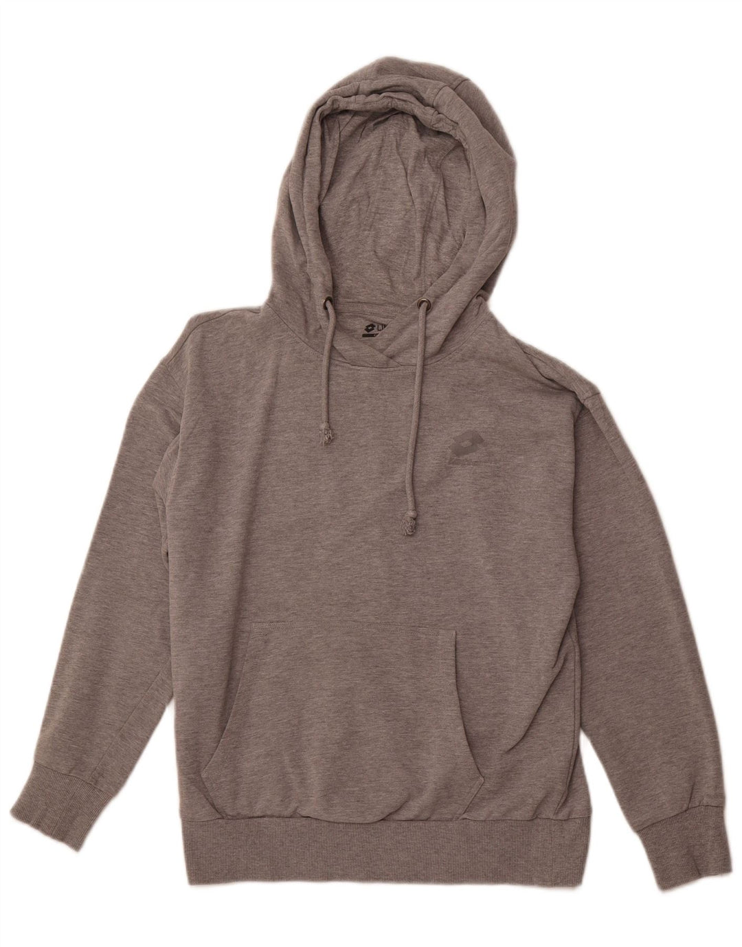 LOTTO Ženska majica s kapuljačom UK 14 Srednje sivi pamuk