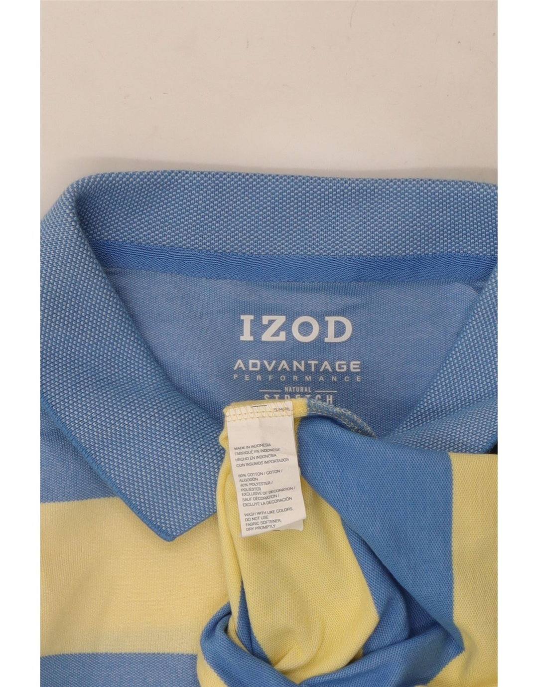 IZOD muška polo majica XL pamuk na plave pruge