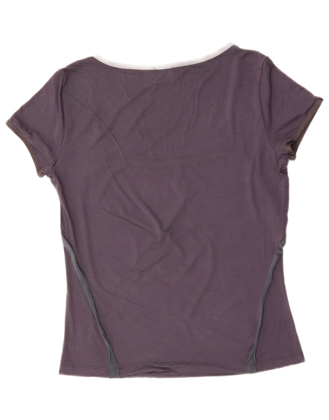 CERRUTI 1881 Ženska majica kratkih rukava UK 12 srednje tamnoplava viskoza