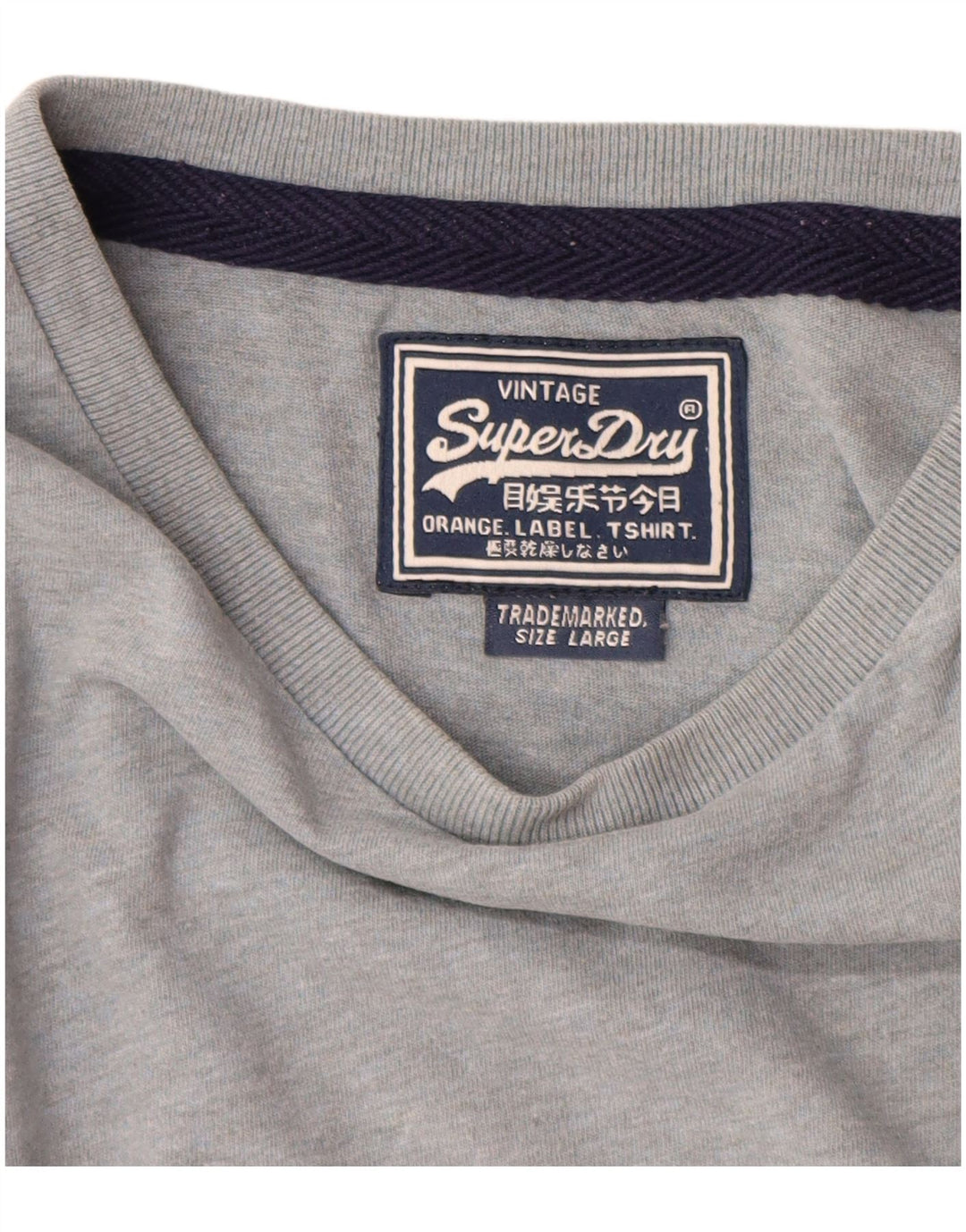 Superdry muška majica kratkih rukava Veliki sivi pamuk