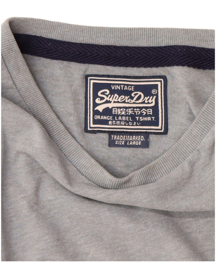 Superdry muška majica kratkih rukava Veliki sivi pamuk