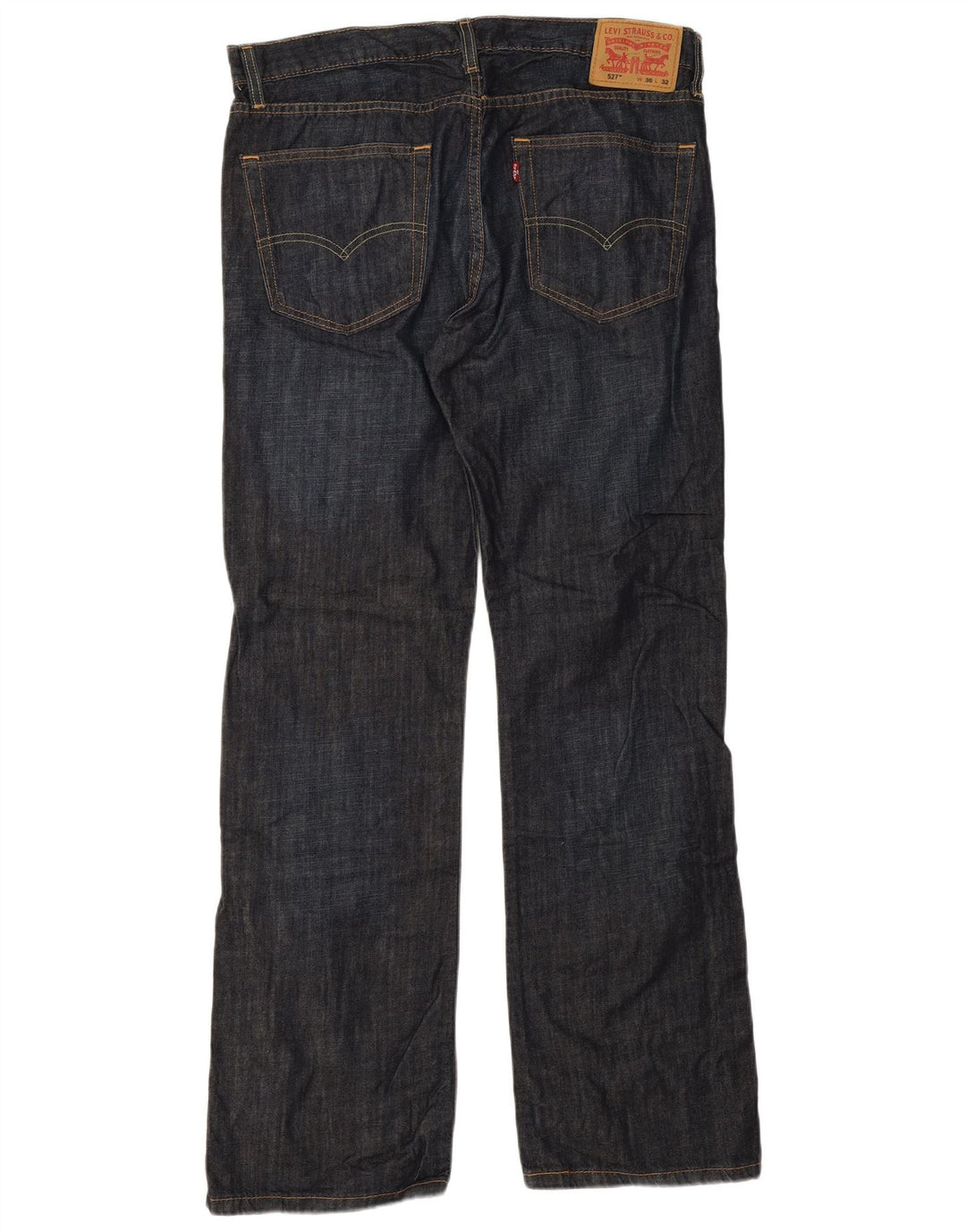 Levi's muške 527 Bootcut traperice W36 L32 tamnoplavi pamuk