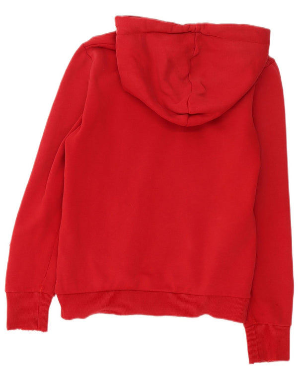 Superdry ženska majica s kapuljačom s kapuljačom s kapuljačom UK 10 Small Red Colourblock