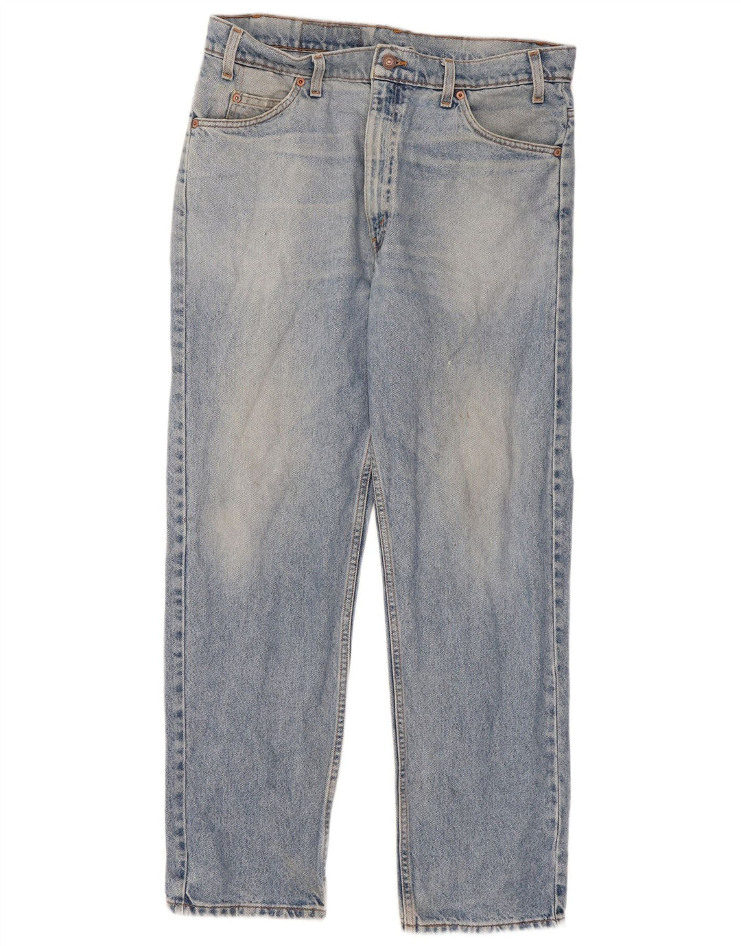 Levi's muške 505 ravne traperice W36 L30 plavi pamuk