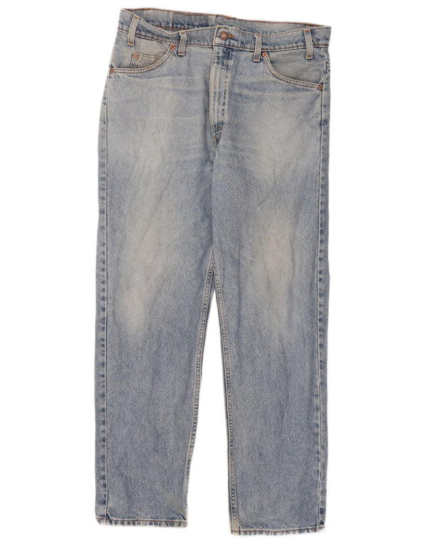 Levi's muške 505 ravne traperice W36 L30 plavi pamuk
