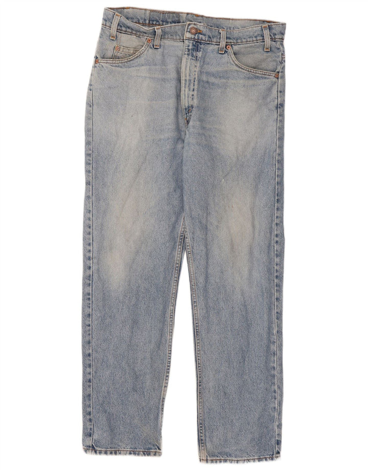 Levi's muške 505 ravne traperice W36 L30 plavi pamuk