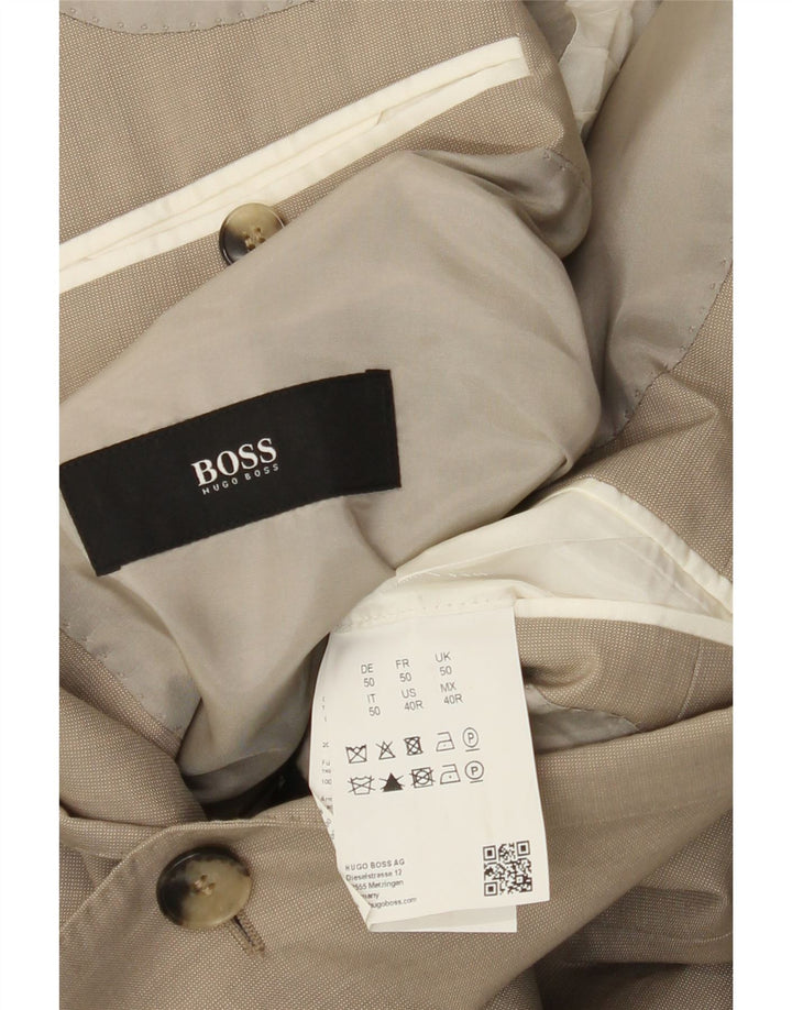 Hugo Boss muška jakna sa 2 gumba EU 50 velika bež vuna