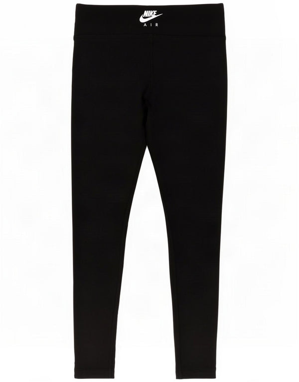 Nike Womens Crop Graphic Leggings UK 14 Large Black