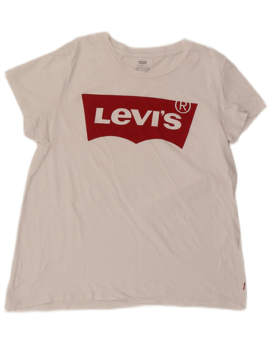 Levi's ženska majica kratkih rukava s grafičkim motivima UK 16 velika bijela