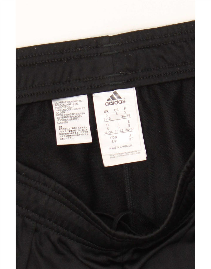 Adidas ženske hlače za trenirku UK 8/10 male crne poliesterske