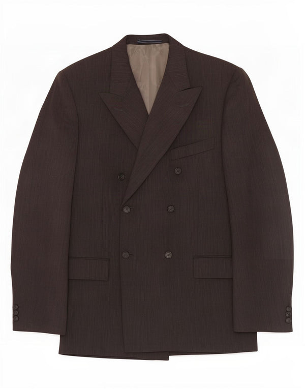 Trussardi muški sako s dvostrukim kopčanjem IT 52 XL u sivu prugu