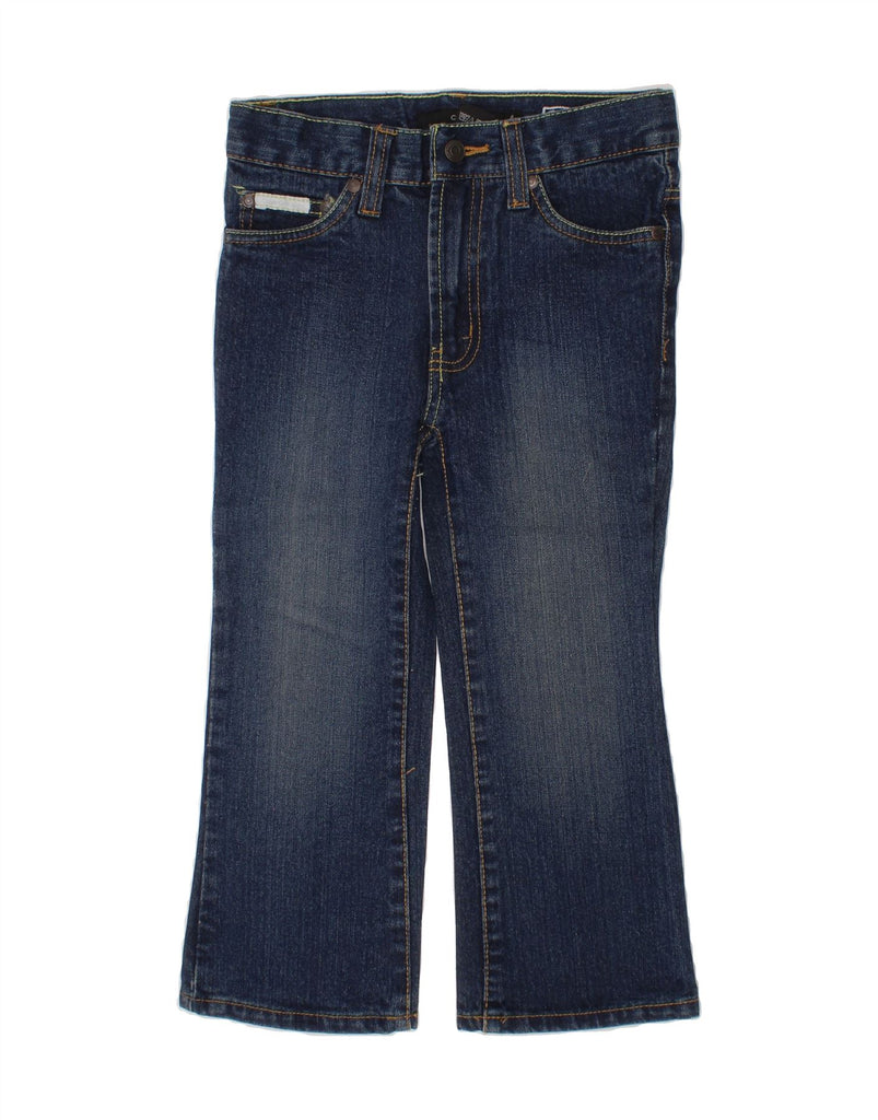 CALVIN KLEIN Girls Bootcut Jeans 3-4 Years W24 L16 Blue Cotton Vintage Calvin Klein and Second-Hand Calvin Klein from Messina Hembry 