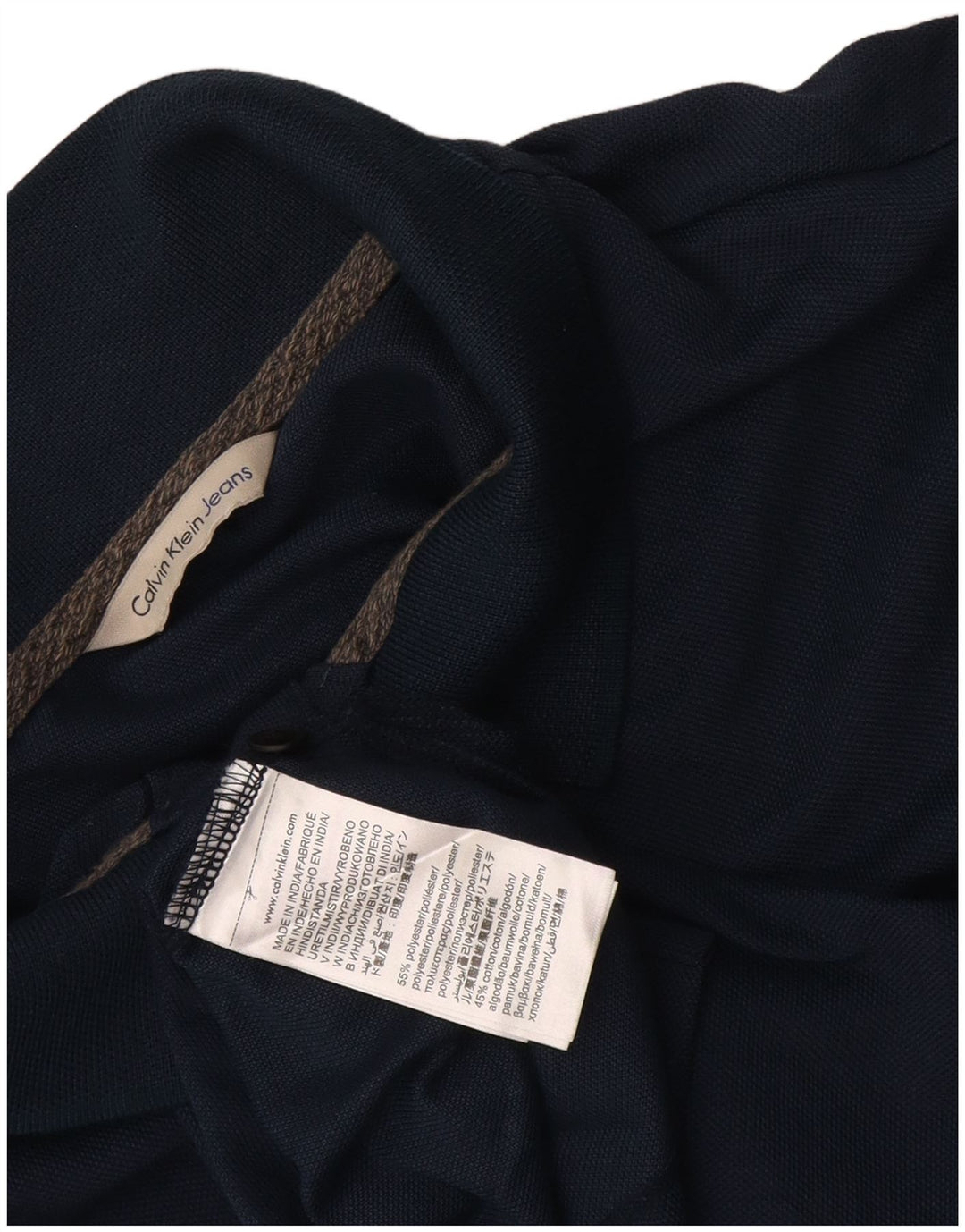 Calvin Klein Jeans muška polo majica Srednje tamnoplavi pamuk