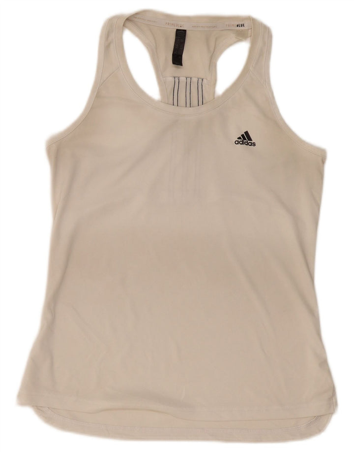 Adidas ženski gornji dio prsluka Aeroready UK 12/14 srednje bijele boje