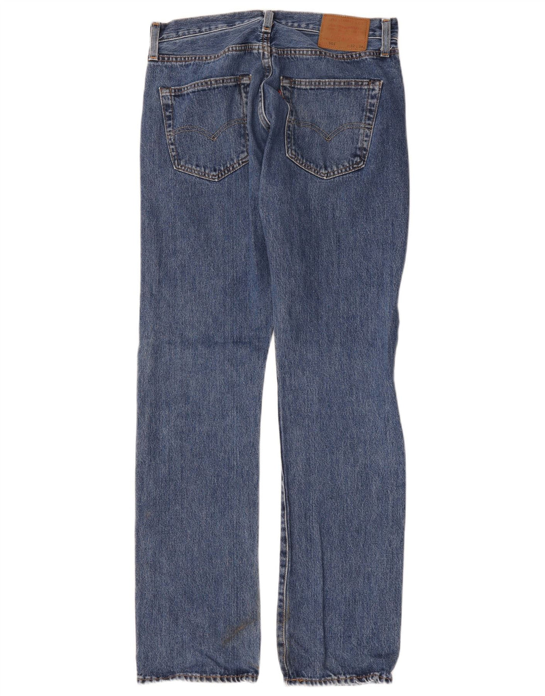 Levi's muške 501 ravne traperice W32 L34 plavi pamuk