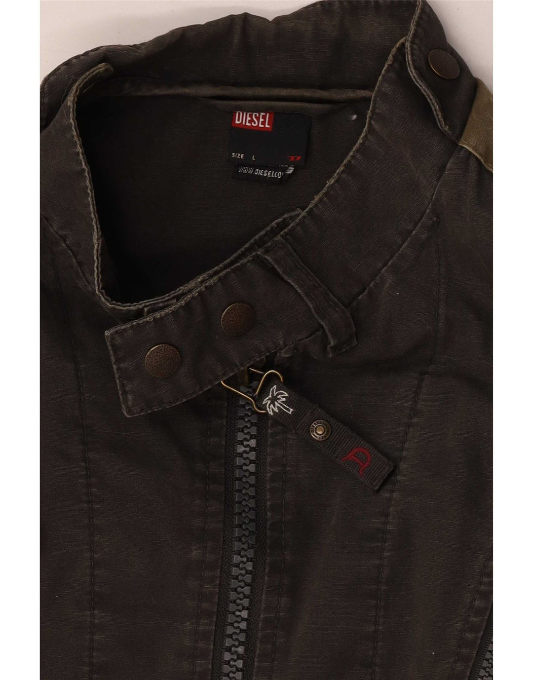 Diesel muška bomber jakna UK 40 Large Grey Colourblock Pamuk