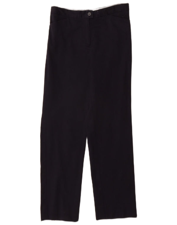 TOMMY HILFIGER Ženske ravne chino hlače W26 L27 tamnoplavi pamuk