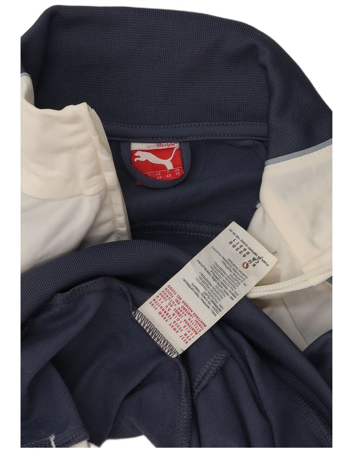 Puma ženska gornja jakna za trenirku UK 12 Medium Navy Blue Colourblock