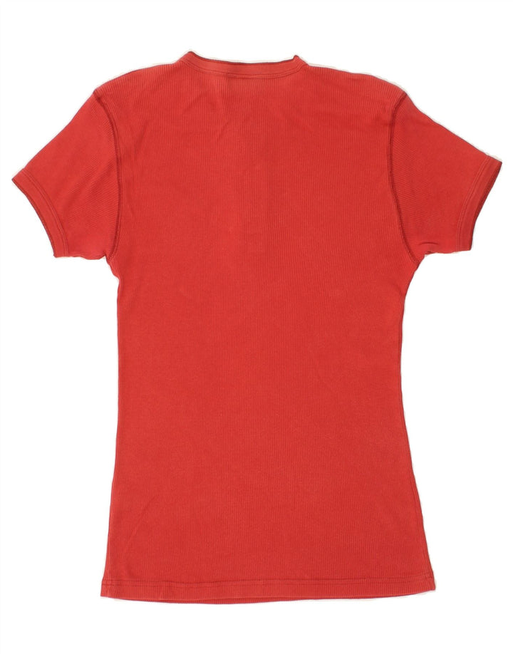 LEE Mens T-Shirt Top Small Red Vintage Lee and Second-Hand Lee from Messina Hembry 