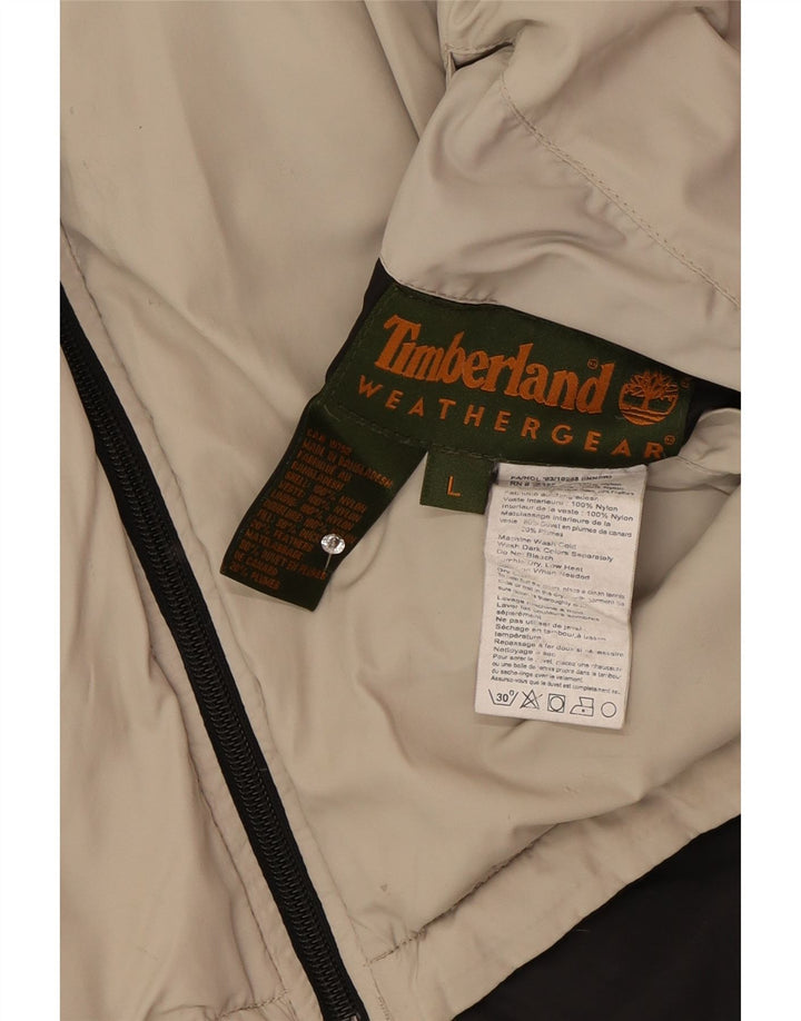 Timberland muška reverzibilna podstavljena jakna UK 40 veliki crni najlon