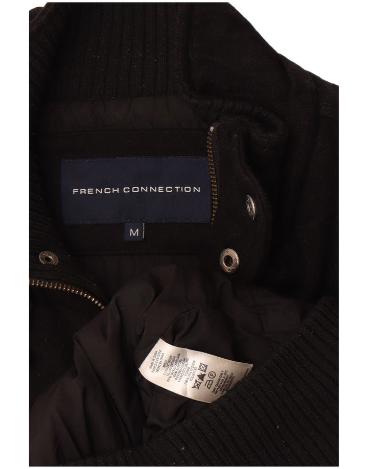 French Connection muška duffle jakna UK 38 srednje crna vuna