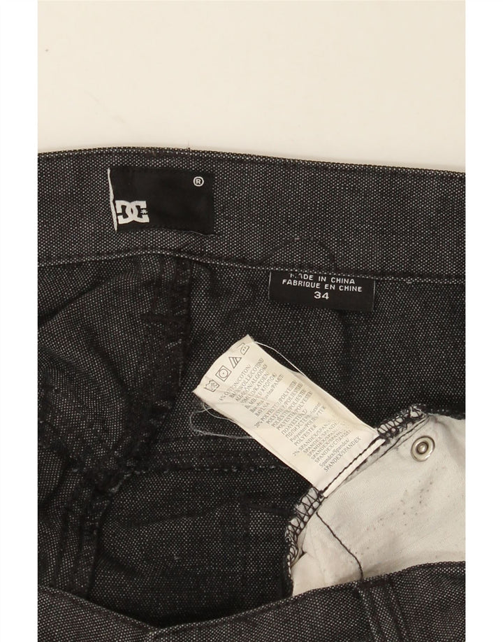 DC Mens Casual Shorts W34 Large Grey Cotton Vintage DC and Second-Hand DC from Messina Hembry 
