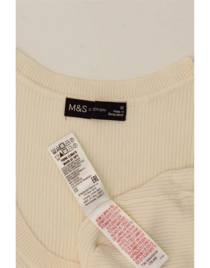Marks & Spencer ženski prsluk UK 12 srednje bež viskoza