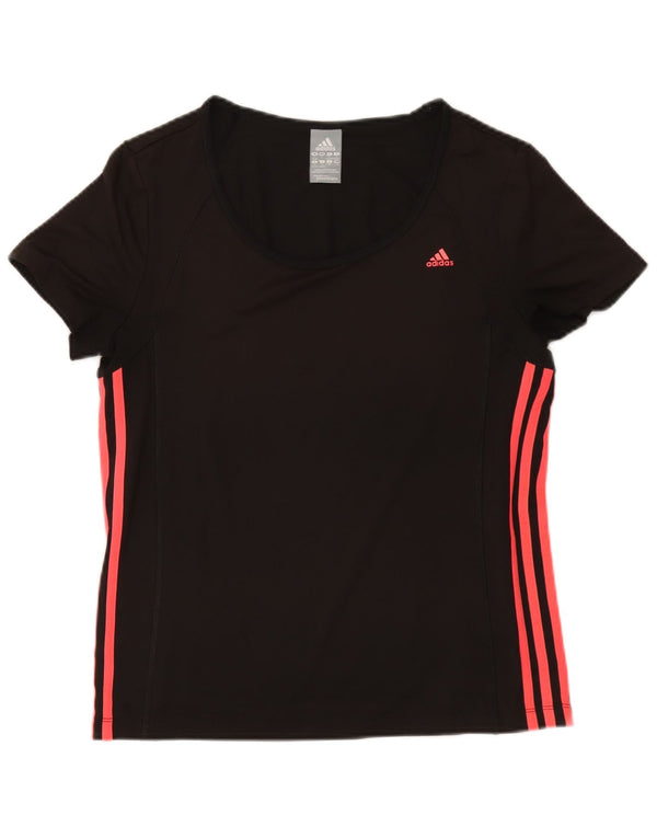 Adidas ženska majica kratkih rukava Climalite UK 16/18 veliki crni poliester